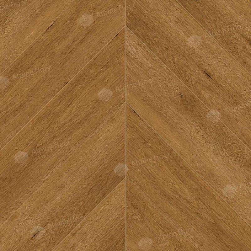 Кварц-виниловая плитка Alpine Floor Eco 18-16 Tesoro Chevron