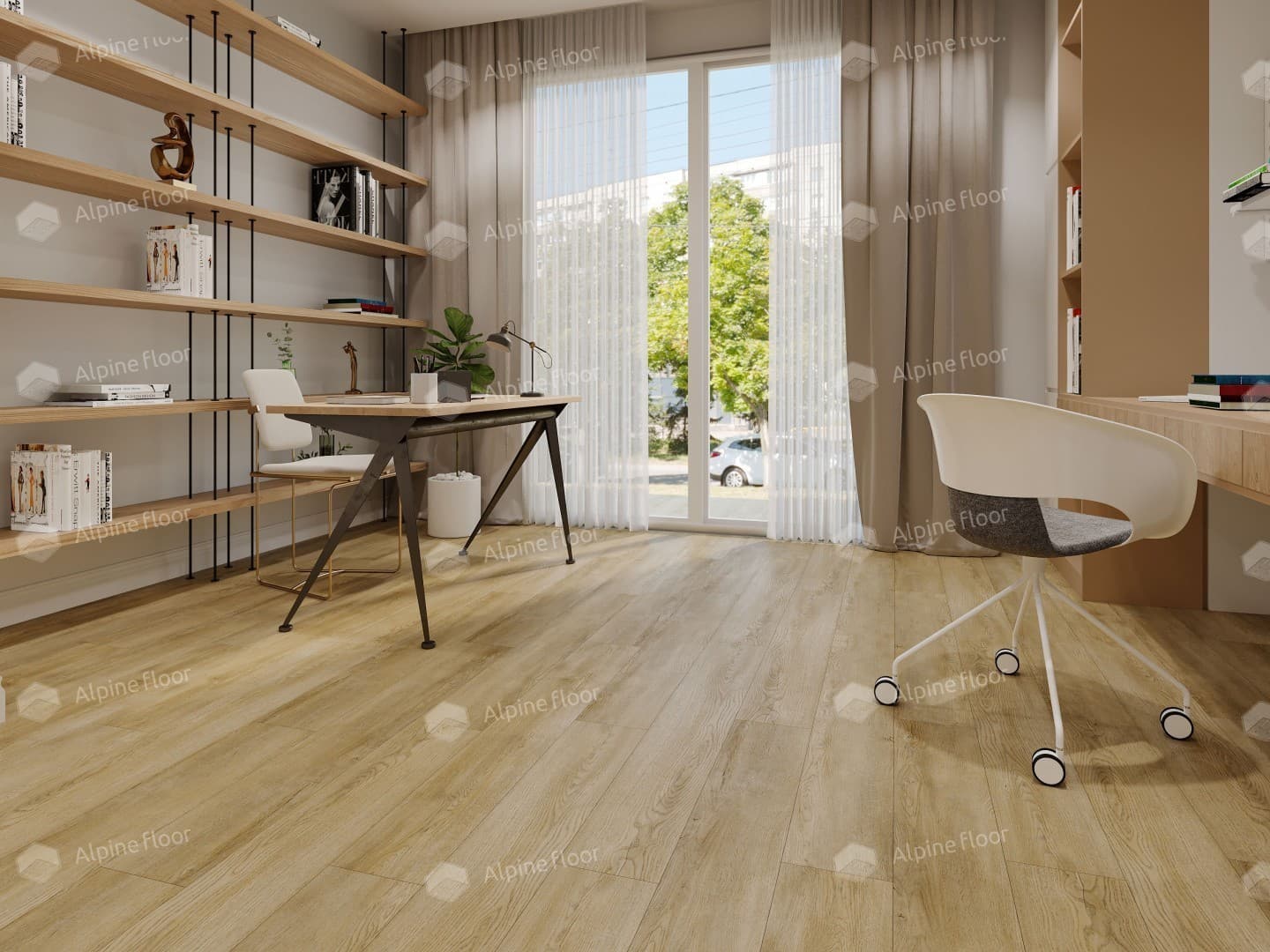 Кварц-виниловая плитка Alpine Floor Секвойя Венето Есо 6-13