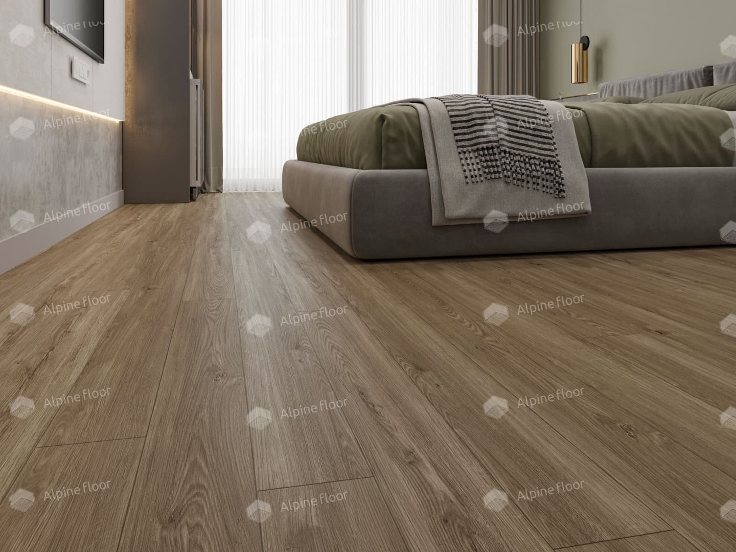 Кварц-виниловая плитка Alpine Floor Секвойя Рустикальная Есо 6-11 Lvt