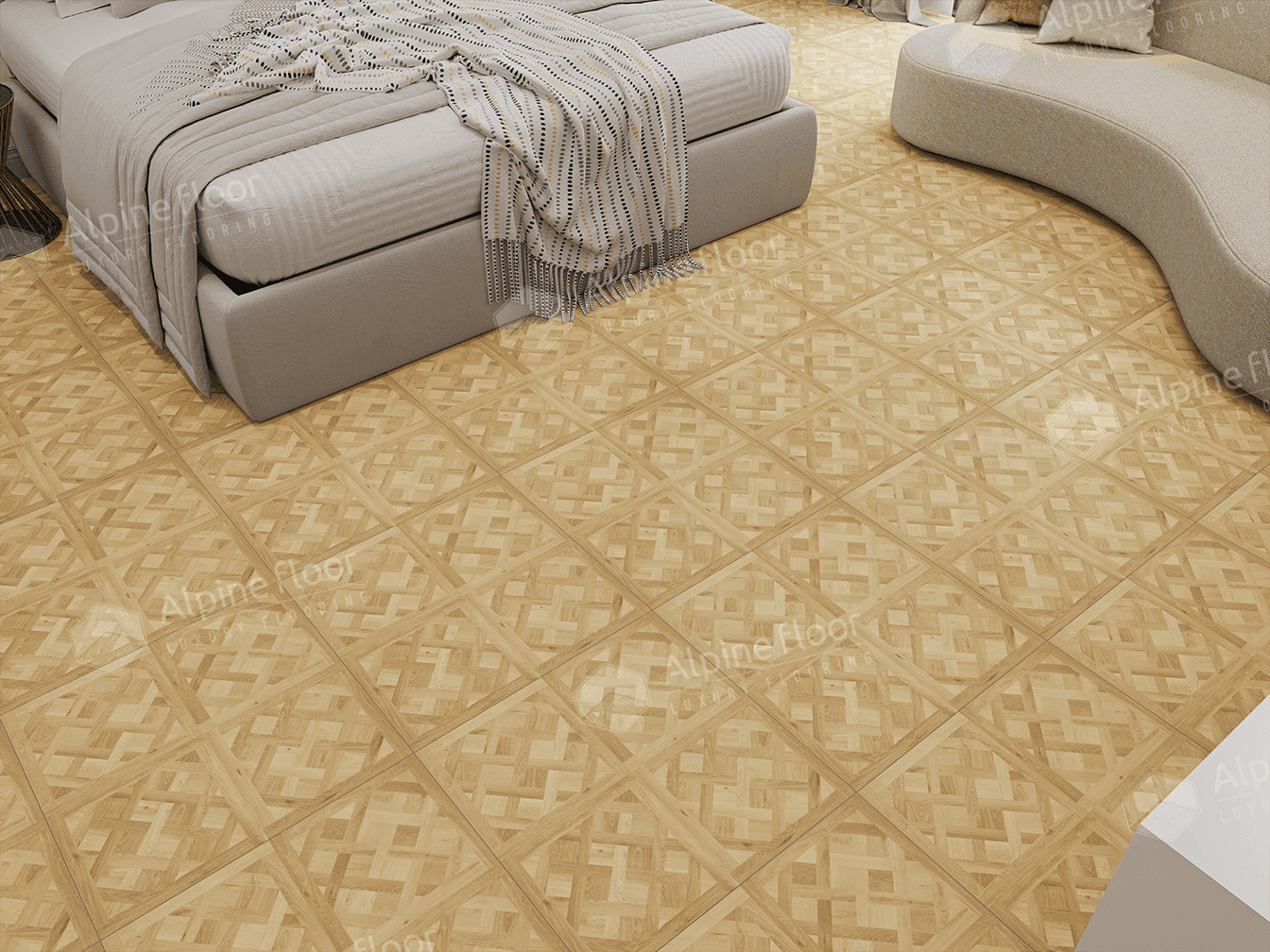 Кварц-виниловая плитка Alpine Floor Eco 25-1 Версаль