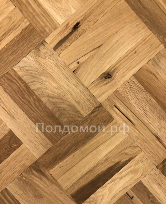 Штучный паркет Papa Carlo Дуб Кантри 350*50*15