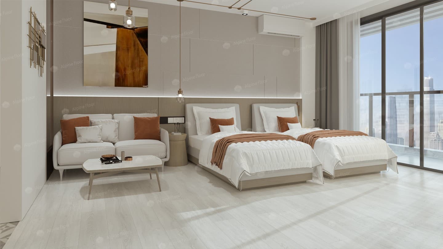 Кварц-виниловая плитка Alpine Floor Белый Лес Eco 9-9