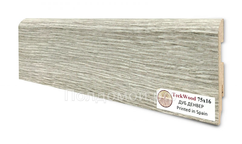 Плинтус МДФ Teckwood Дуб Денвер (Oak Denver)