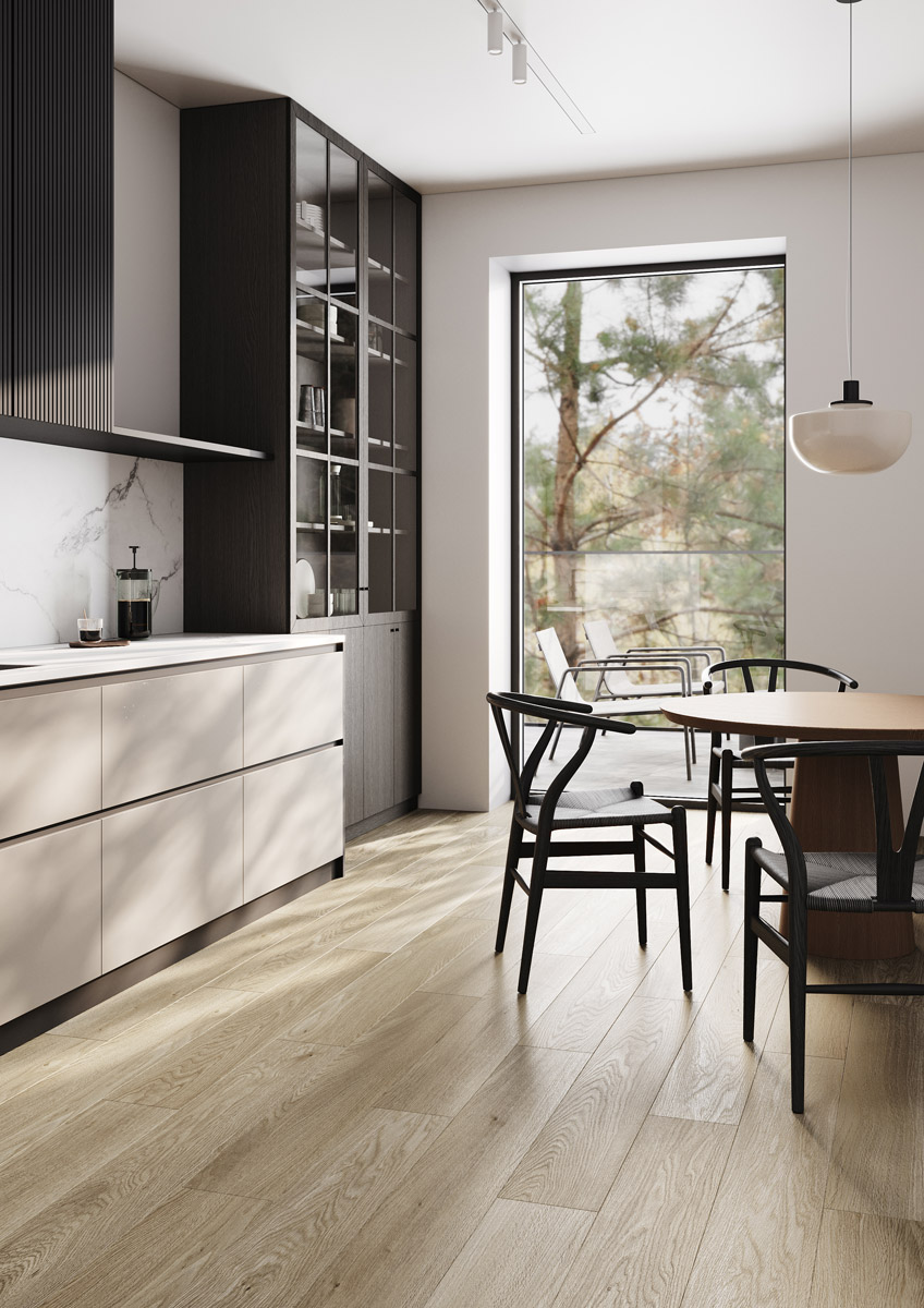 Кварц-виниловый ламинат Fargo Bevel 50-2123-44 Дуб Кремовый