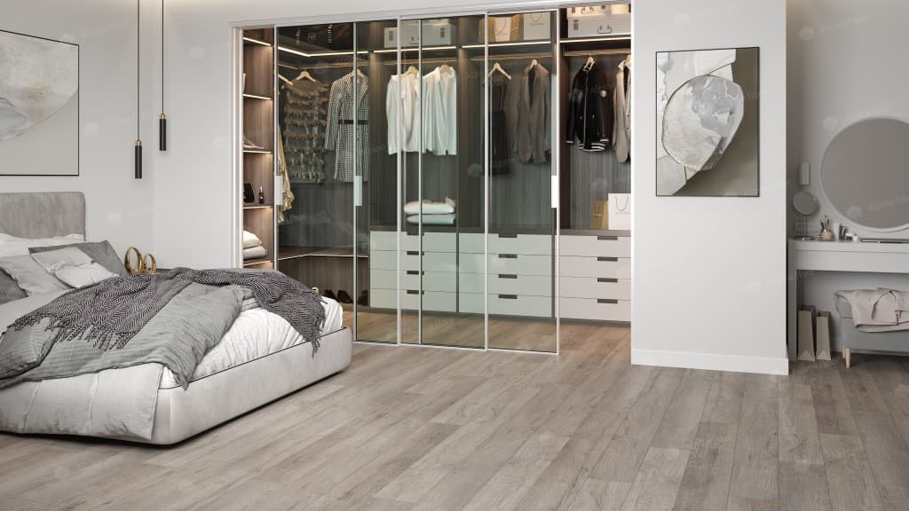 Кварц-виниловая плитка Alpine Floor Дуб Состаренный Eco 7-15 Aba