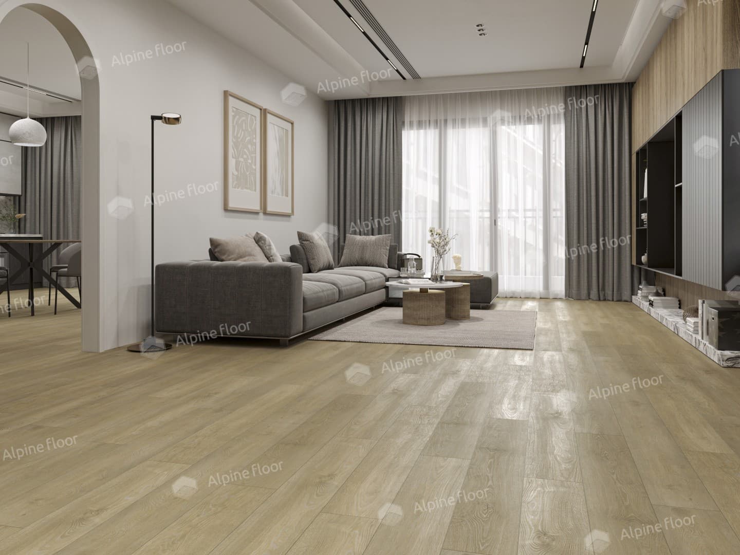 Виниловая плитка Alpine Floor Eco 3-36 Дуб Скандинавия