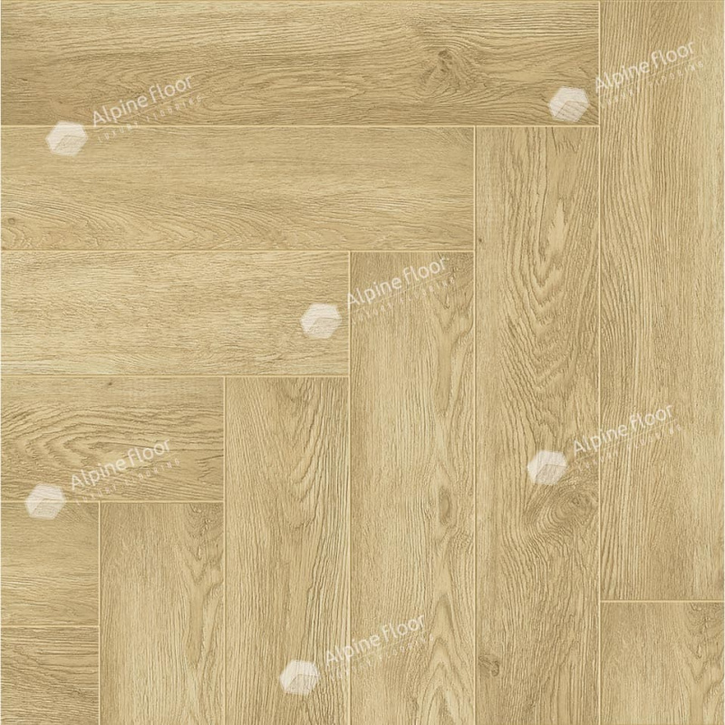 Кварц-виниловая плитка Alpine Floor Eco 19-3 Дуб Ваниль Селект