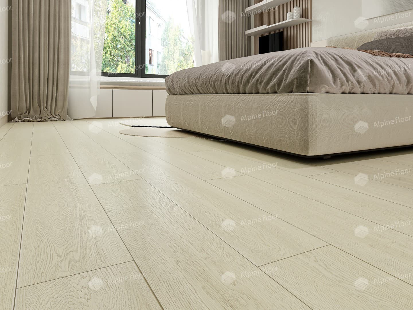 Кварц-виниловая плитка Alpine Floor Ленто Eco 14-501