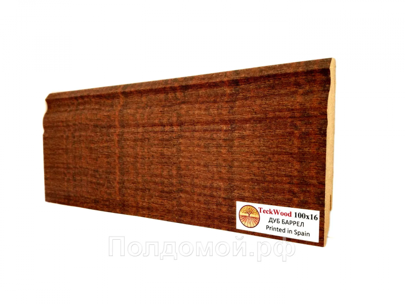 Плинтус МДФ Teckwood Дуб Баррел (Oak Barrel)