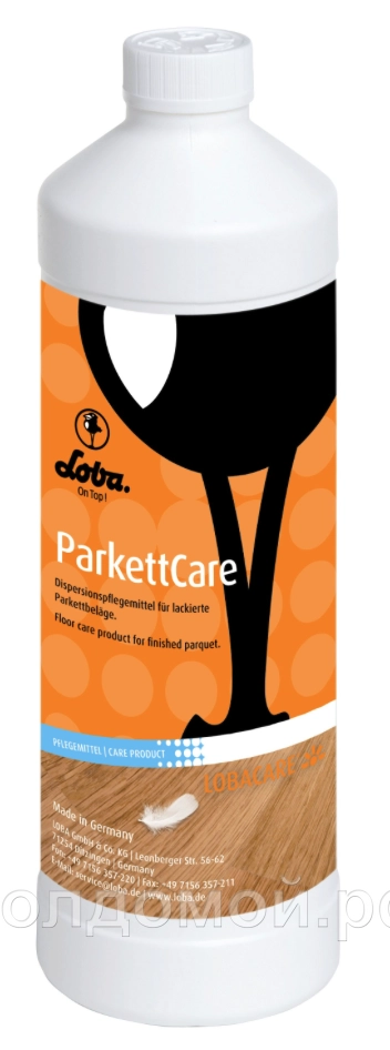 Средство Для Ухода Lobacare Parkett Care Длялака Полуматовый 1л