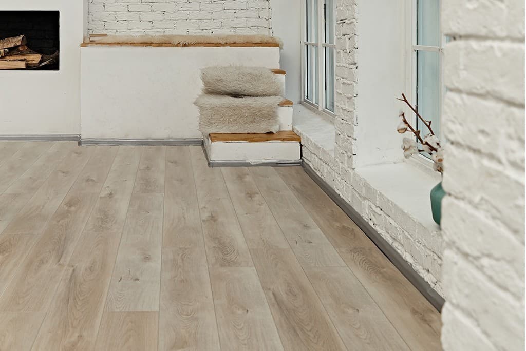Кварц-виниловая плитка Alpine Floor Дуб Натуральный Отбеленный Eco 7-5 Aba