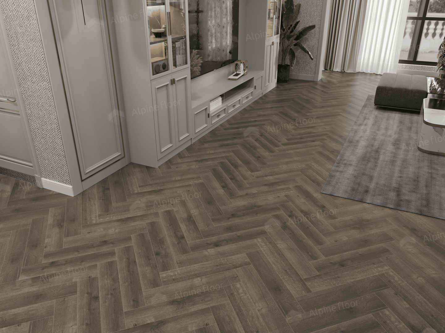 Кварц-виниловая плитка Alpine Floor Дуб Антарес Eco 13-19
