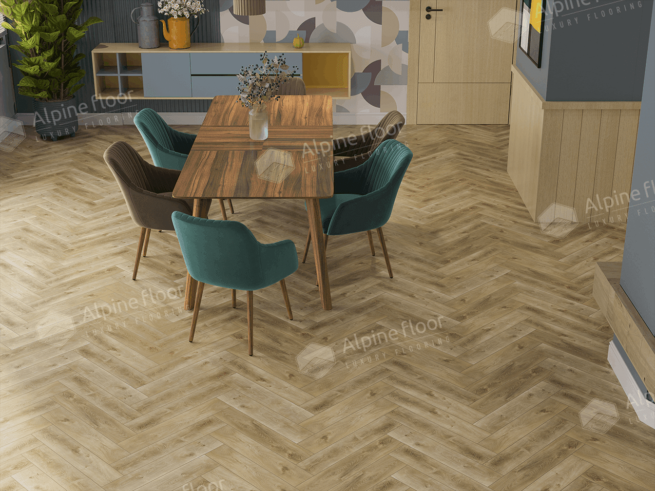 Виниловая плитка Alpine Floor Eco 16-34 Дуб Кастор