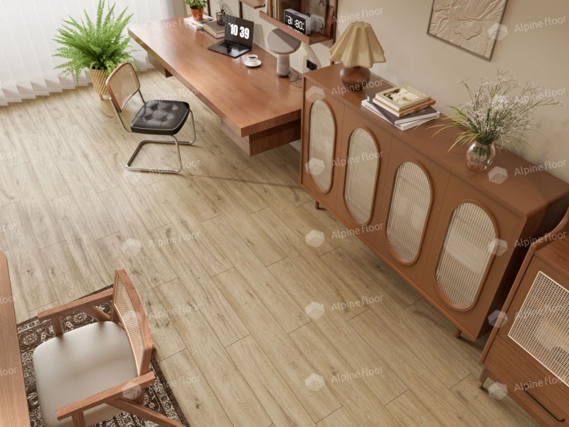 Кварц-виниловая плитка Alpine Floor Анданте Eco 14-1001