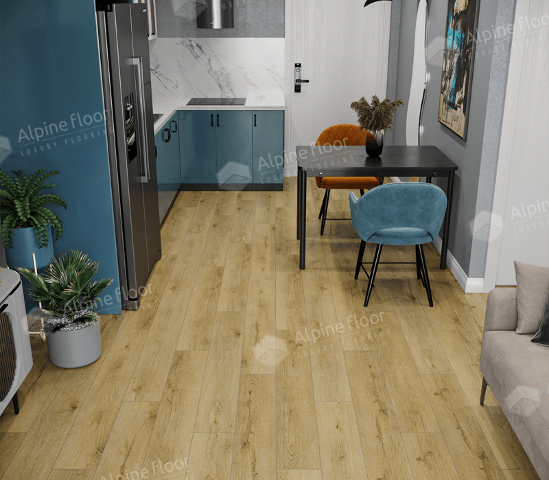 Кварц-виниловая плитка Alpine Floor Eco 24-7 Дуб Карте