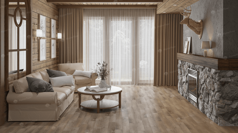 Виниловая плитка Alpine Floor Eco 16-17 Дуб Синистра