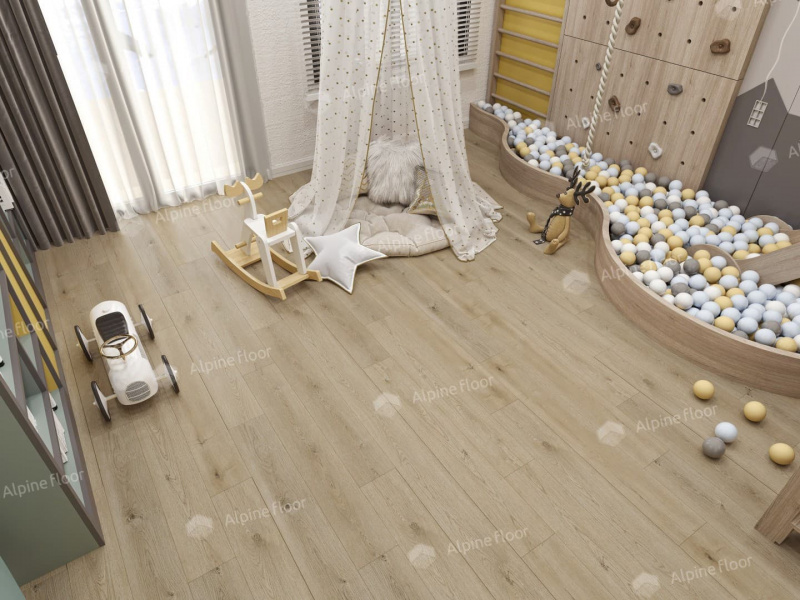 Виниловая плитка Alpine Floor Eco 3-27 Дуб Миндальный