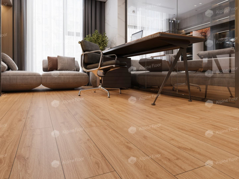 Кварц-виниловая плитка Alpine Floor Eco 162-7 Mc Дуб Классический