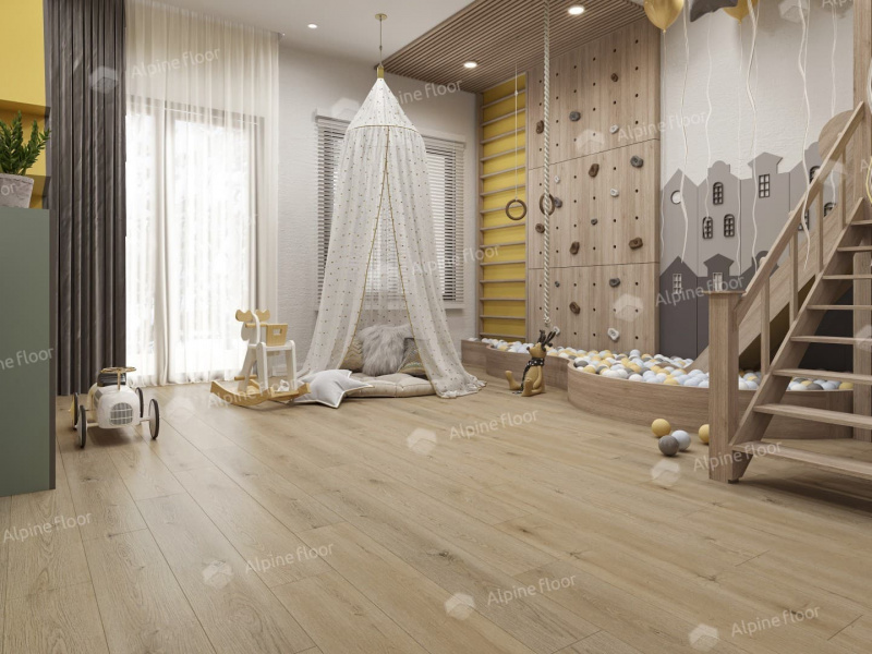 Виниловая плитка Alpine Floor Eco 3-27 Дуб Миндальный