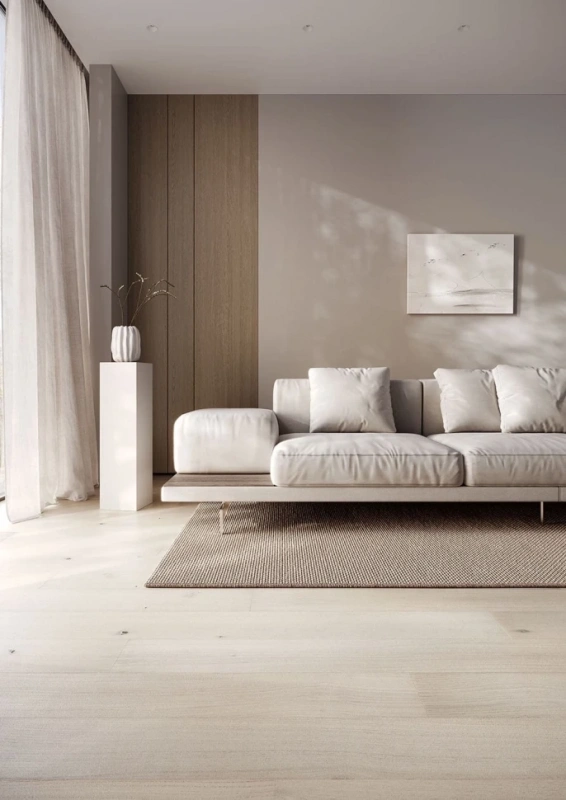 Кварц-виниловый паркет Quartz Parquet 1258-11 Белый Шоколад