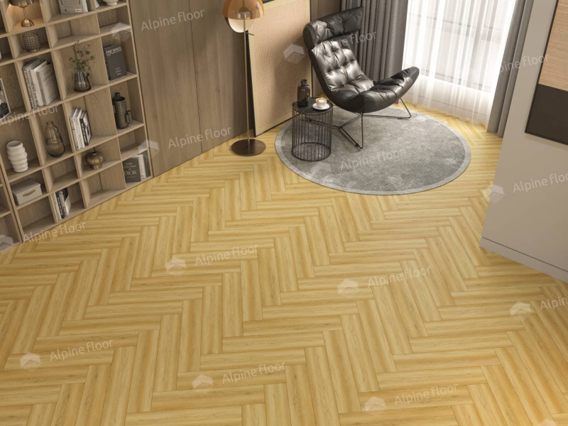Кварц-виниловая плитка Alpine Floor Дуб Поллукс Eco 13-28