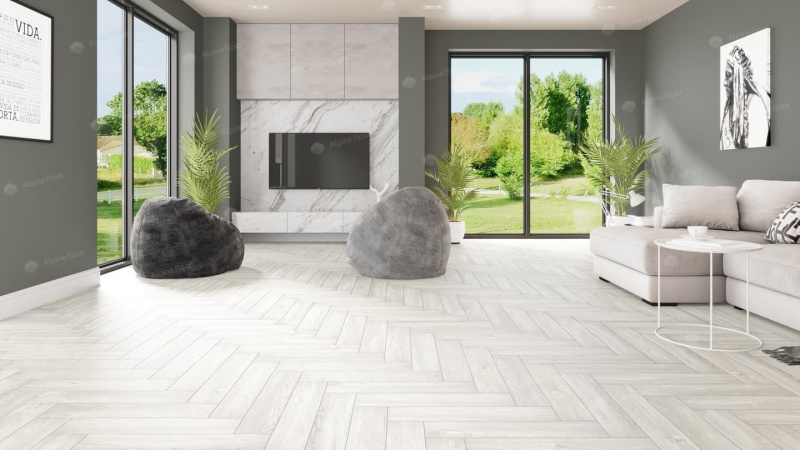 Виниловая плитка Alpine Floor Есо 16-4 Дуб Арктик