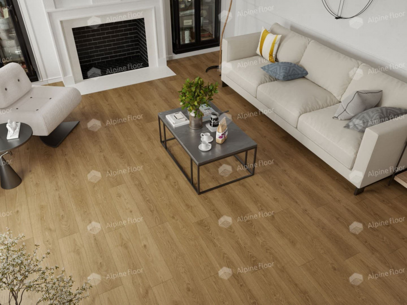 Кварц-виниловая плитка Alpine Floor Аллегро Eco 14-101
