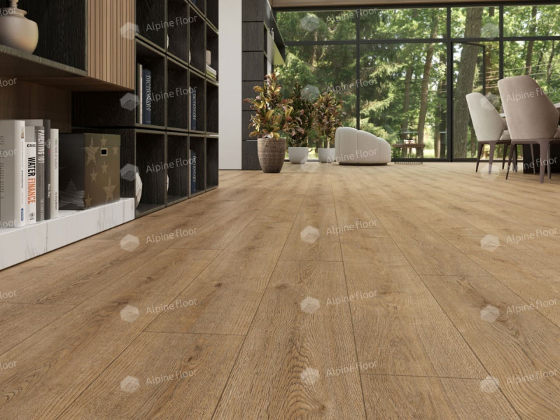 Кварц-виниловая плитка Alpine Floor Ларгетто Eco 14-301