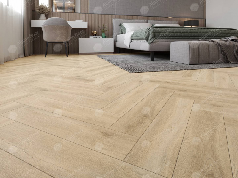 Кварц-виниловая плитка Alpine Floor Дуб Ригель Eco 13-24