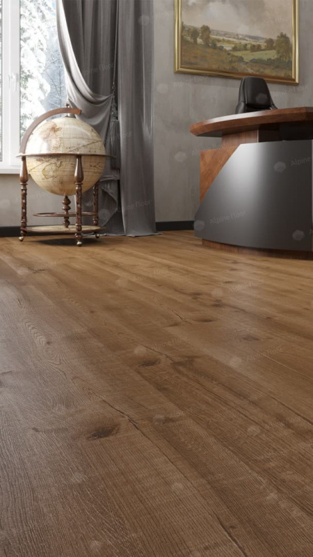Кварц-виниловая плитка Alpine Floor Дуб Royal Eco 2-1