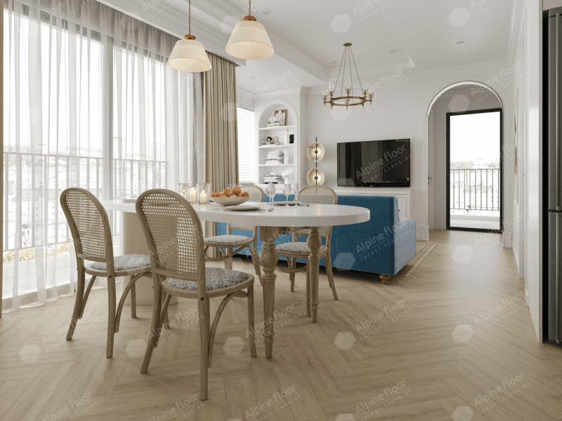Кварц-виниловая плитка Alpine Floor Дуб Денеб Eco 13-25