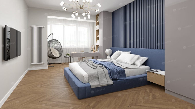 Виниловая плитка Alpine Floor Французская Елочка Eco 3-25