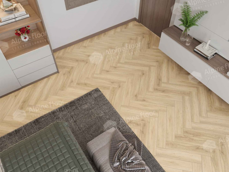 Виниловая плитка Alpine Floor Eco 16-24 Дуб Ригелб