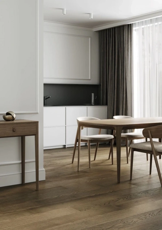 Кварц-виниловый паркет Quartz Parquet 1258-04 Дуб Амбарный