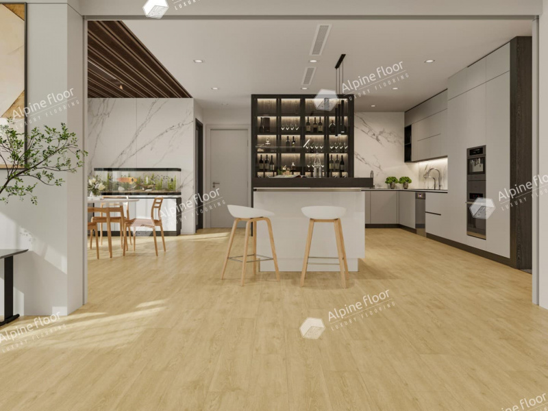 Виниловая плитка Alpine Floor Дуб Кремовый Eco 5-23