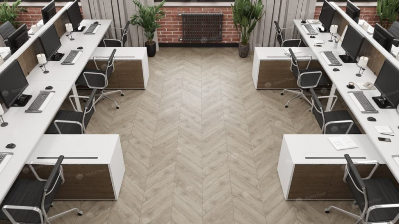 Кварц-виниловая плитка Alpine Floor Eco 18-11 Карите Chevron
