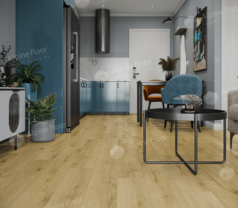 Кварц-виниловая плитка Alpine Floor Eco 24-7 Дуб Карте