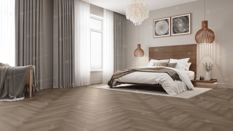 Кварц-виниловая плитка Alpine Floor Eco 19-7 Дуб Насыщенный