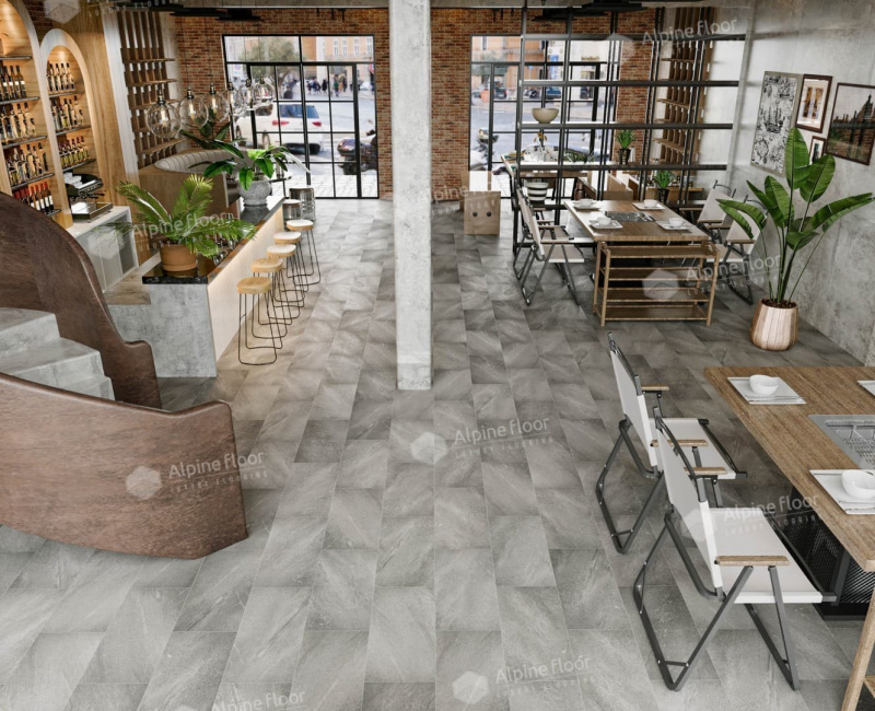 Кварц-виниловая плитка Alpine Floor Авенгтон Есо 4-4