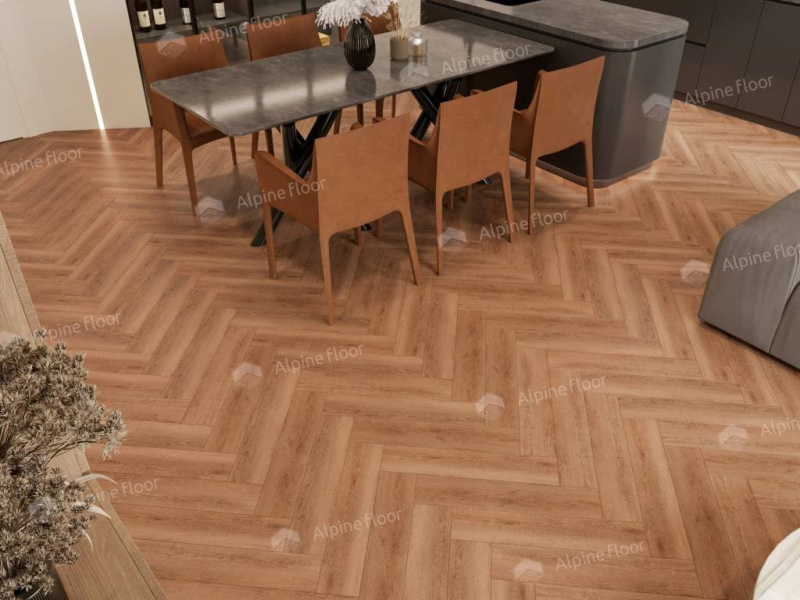 Кварц-виниловая плитка Alpine Floor Дуб Капелла Eco 13-31