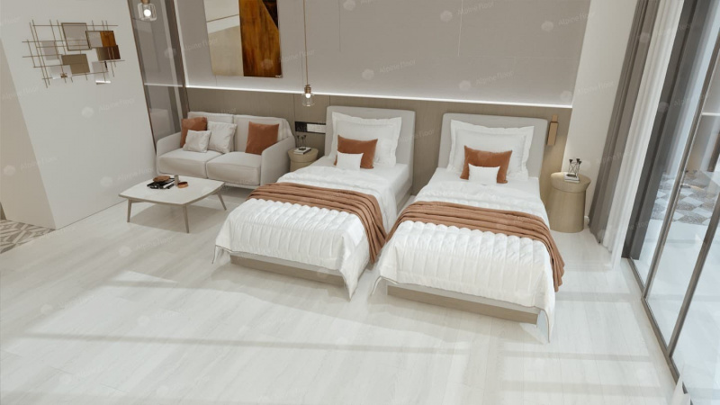 Кварц-виниловая плитка Alpine Floor Белый Лес Eco 9-9