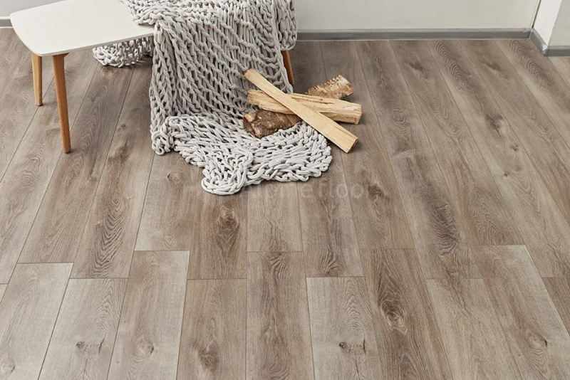 Кварц-виниловая плитка Alpine Floor Дуб Грей Дождливый Eco 7-4 Aba