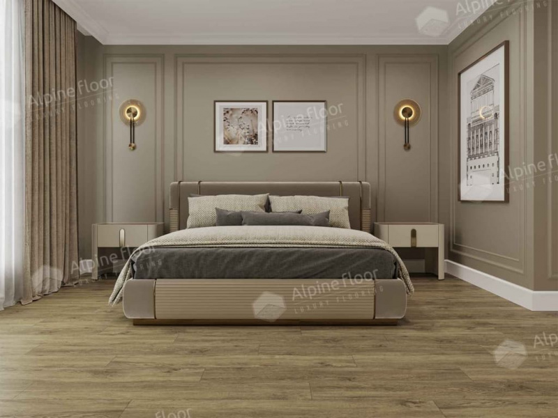 Виниловая плитка Alpine Floor Eco 11-1102 Маслина