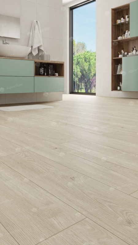 Кварц-виниловая плитка Alpine Floor Секвойя Серая Есо 6-5 Lvt