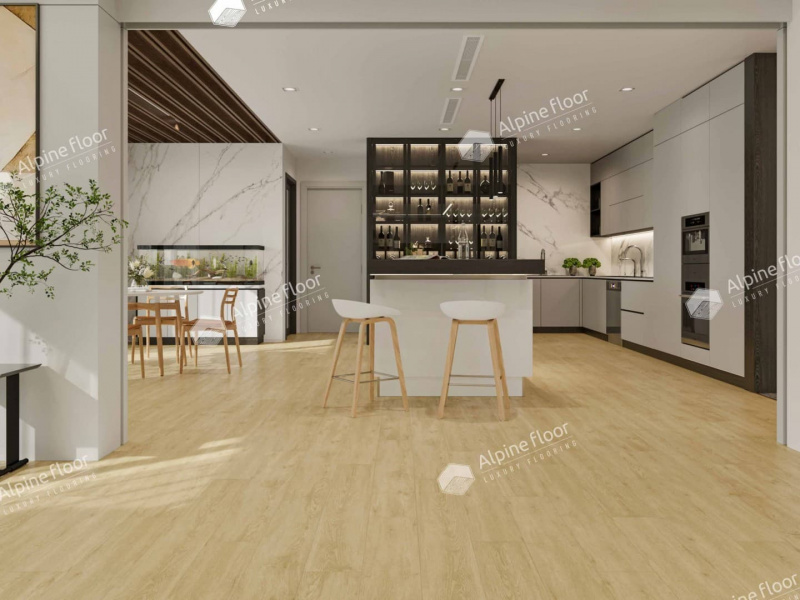 Виниловая плитка Alpine Floor Дуб Кремовый Eco 3-23
