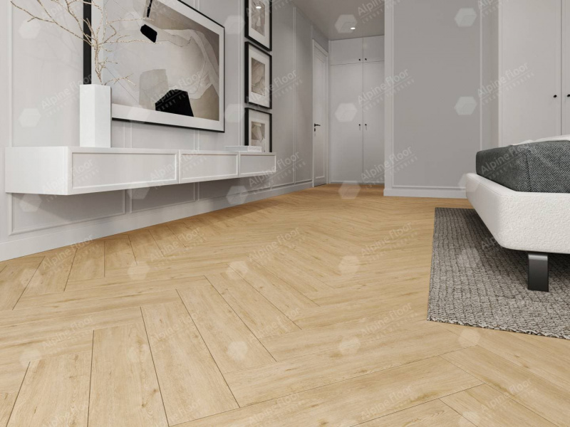 Кварц-виниловая плитка Alpine Floor Дуб Лесат Eco 13-26