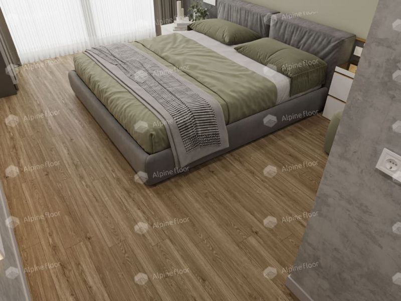 Кварц-виниловая плитка Alpine Floor Секвойя Рустикальная Есо 6-11 Lvt