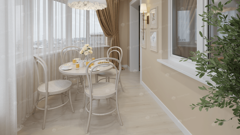 Кварц-виниловая плитка Alpine Floor Есо 11-25 Гиперион
