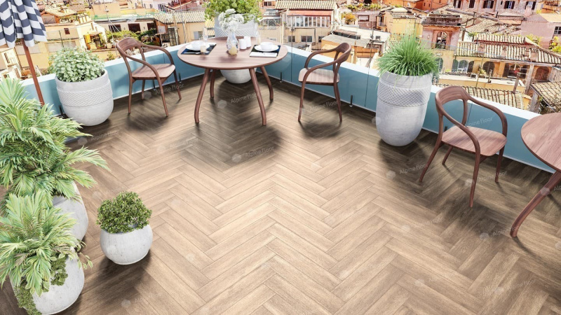 Виниловая плитка Alpine Floor Есо 16-10 Макадамия
