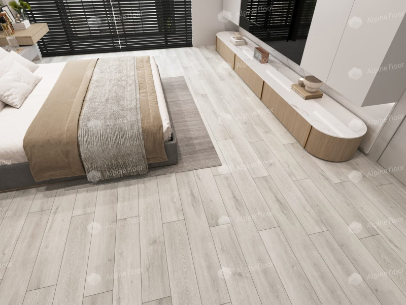 Кварц-виниловая плитка Alpine Floor Eco 134-5 Mc Ясень Серый
